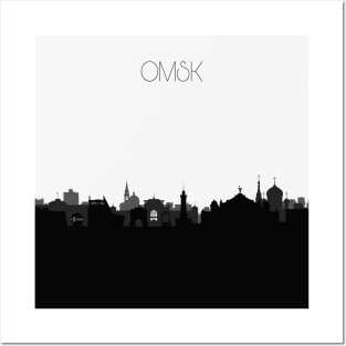 Omsk Skyline Posters and Art